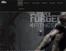 Tablet Screenshot of ironforgedfitness.com